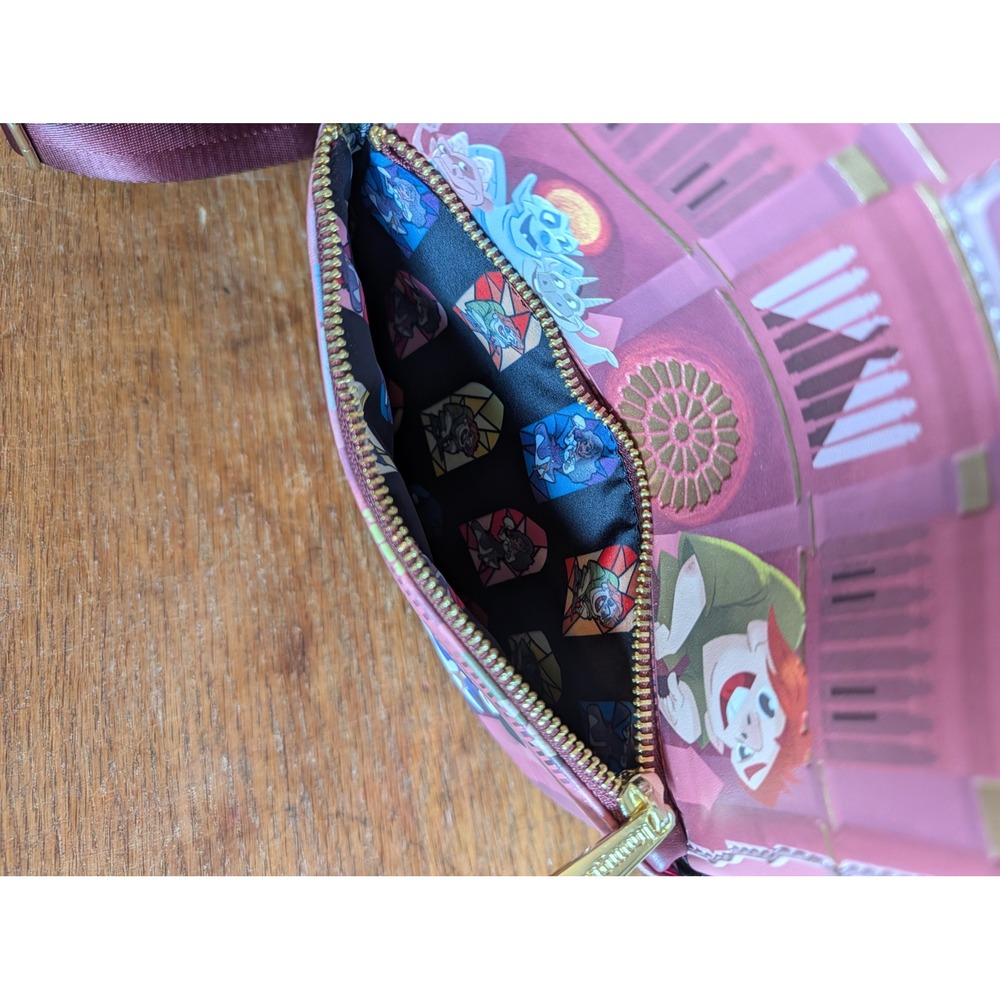 Loungefly Disney Hunchback of Notre Dame Cathedral Mini Backpack Festival Fools - Picture 5 of 9